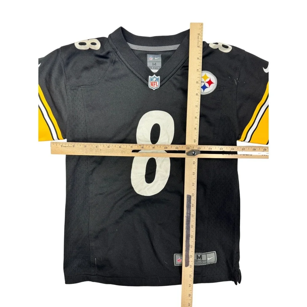 Nike Pittsburgh Steelers Kenny Pickett 8 NFL Football Jersey Youth M Black